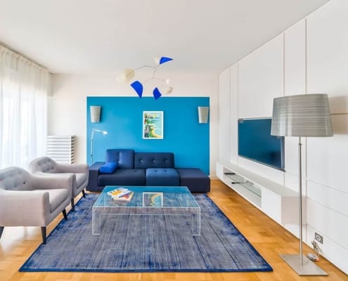 Rénovation et aménagement complet du salon, par Elisabeth Hamard, architecte d'intérieur
