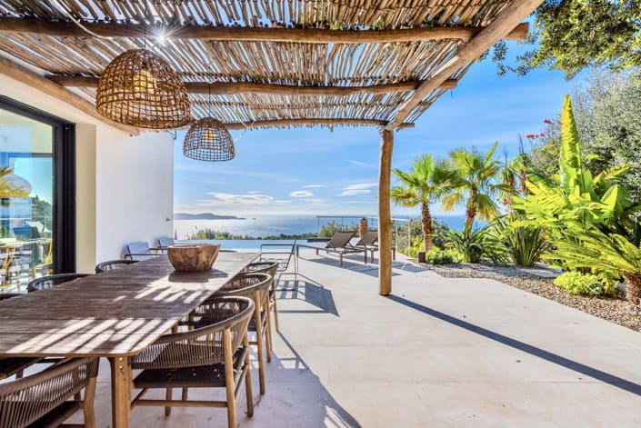Terrasse exterieure abritée